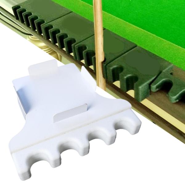 ビリヤードプールキューホルダーキュースタンド多用途4スロットポータブルキュー爪プールキューラックビリヤードテーブルエッジプールゲームクラブ用