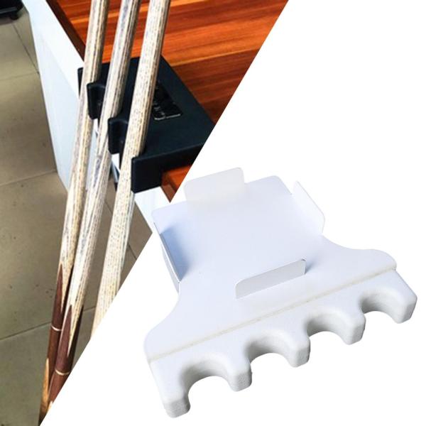 ビリヤードプールキューホルダーキュースタンド多用途4スロットポータブルキュー爪プールキューラックビリヤードテーブルエッジプールゲームクラブ用