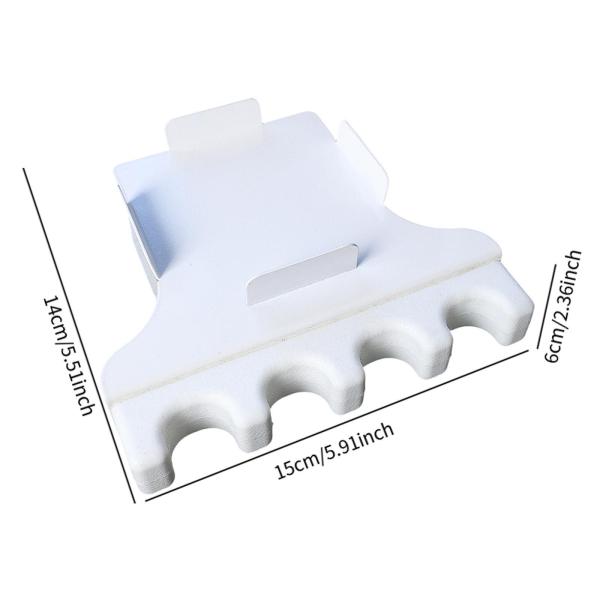 ビリヤードプールキューホルダーキュースタンド多用途4スロットポータブルキュー爪プールキューラックビリヤードテーブルエッジプールゲームクラブ用