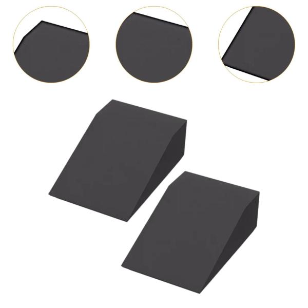2x スクワットウェッジブロック スラントボード ふくらはぎストレッチャー ポータブルエクササイズレンガ EVAフォームウェッジヨガブロック ワークア