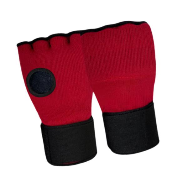 ボクシングインナーグローブギアジェルボクシングハンドラップトレーニング用テコンドーレッド