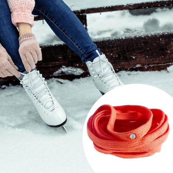 アイスホッケースケートレース260cm 102.36インチホッケーレースブーツのフィギュアスケートオレンジ