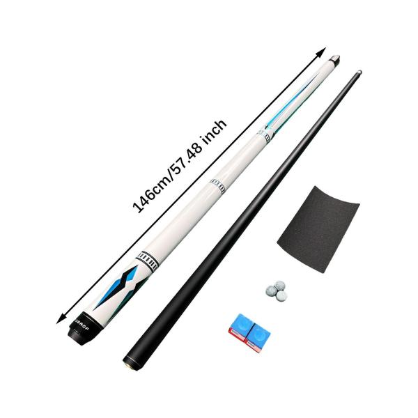 ビリヤードキュースリークプロフェッショナル1/2スプリット146cmプールキュービリヤードアクセサリー10mmチップ