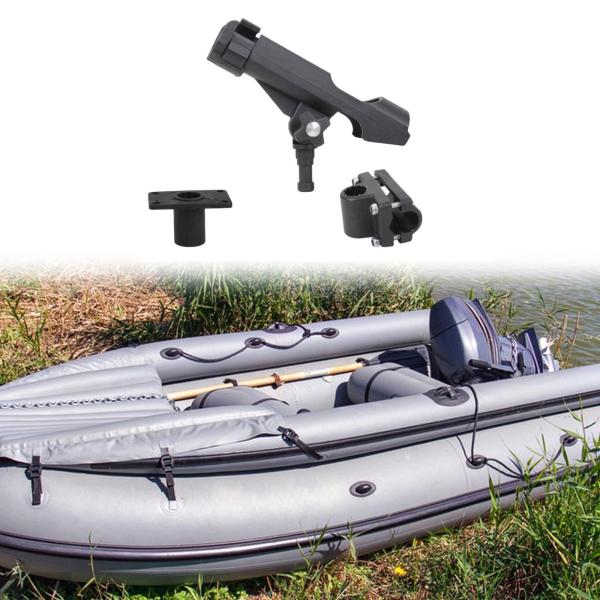 釣り竿ホルダーブラケットロッドラック調整可能ポータブルインフレータブルボート釣りポールマウントホルダーボートローイングのサポート