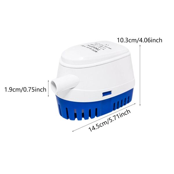 ビルジポンプポータブルパーツボートヨット屋外用ヘビーデューティビルジウォーターポンプ10.3CMX14.5cm