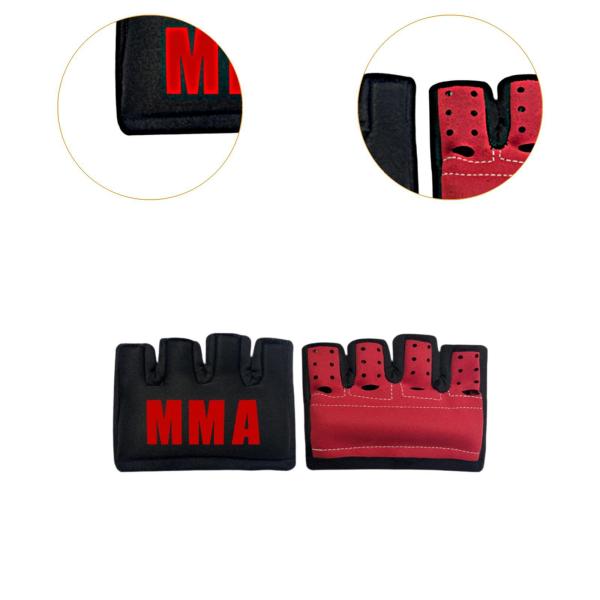 MMAジェルボクシンググローブフィットネススポーツミトンスパーリングムエタイグラップリングレッド
