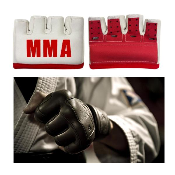 MMAジェルボクシンググローブフィットネススポーツミトンスパーリングムエタイグラップリングホワイト