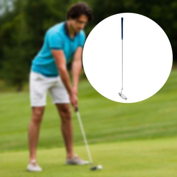 ゴルフパターポータブルローンヤードインドアブルーのための快適なアンチスリップグリップ練習