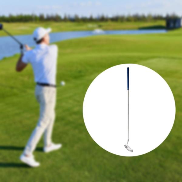 ゴルフパターポータブルローンヤードインドアブルーのための快適なアンチスリップグリップ練習