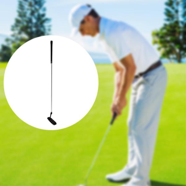 ゴルフパター右利きのゴルファーのための軽量屋外ヤードブラック