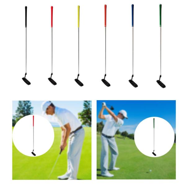 ゴルフパター右利きのゴルファーのための軽量屋外ヤードブラック