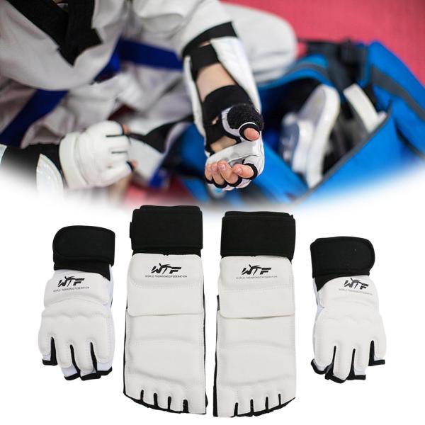 テコンドーハンドアンドフットプロテクターフットガードカンフーグラップリングレスリングXL