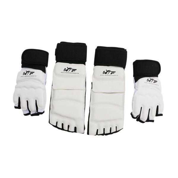 テコンドーハンドアンドフットプロテクターフットガードカンフーグラップリングレスリングXL