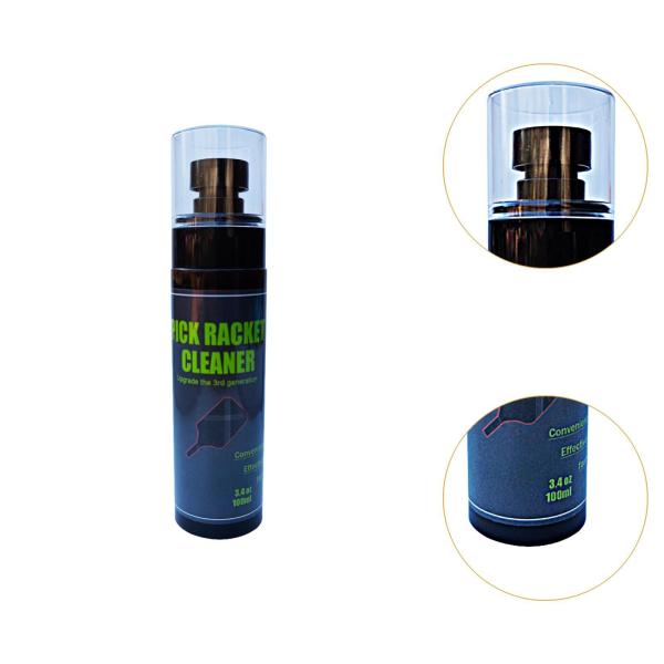 スポンジ付きピクルボールラケットクリーニングスプレー100 mlポータブルメンテナンスキットラウンドボトルセット