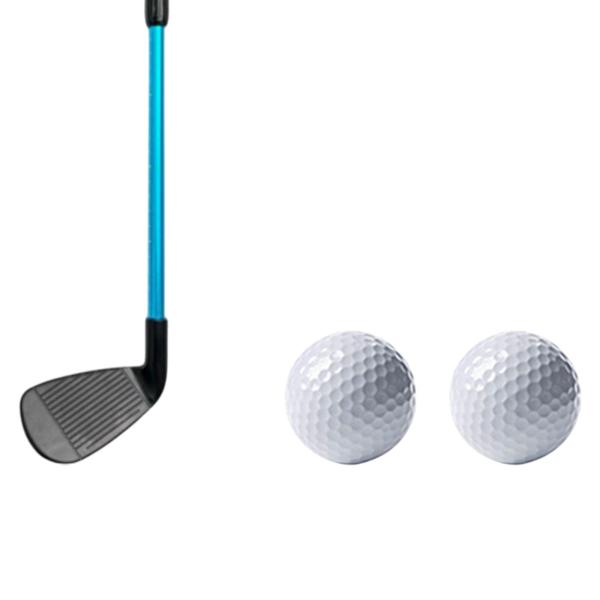  チッパー クラブ 伸縮式 スケール付き 屋外 ポータブル トレーニング  ウェッジ ブラック ブルー