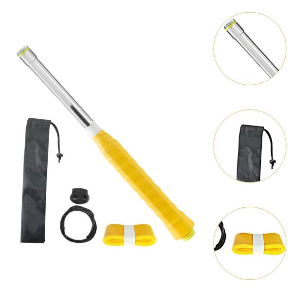 バドミントン ラケット スイング トレーナー エクササイズ フィットネス バドミントン スイング トレーニング 補助具 黄色