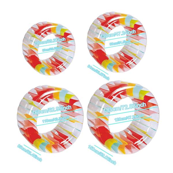 インフレータブルウォーターホイールヤード裏庭湖屋内屋外スイミングプールフロートS