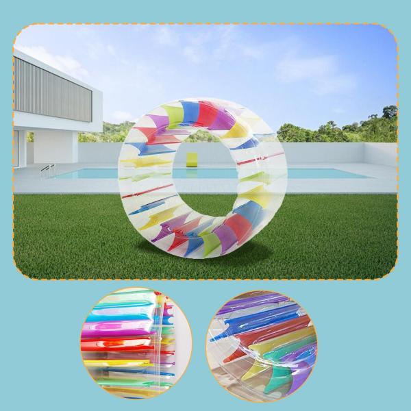 インフレータブルウォーターホイールヤード裏庭湖屋内屋外スイミングプールフロートS