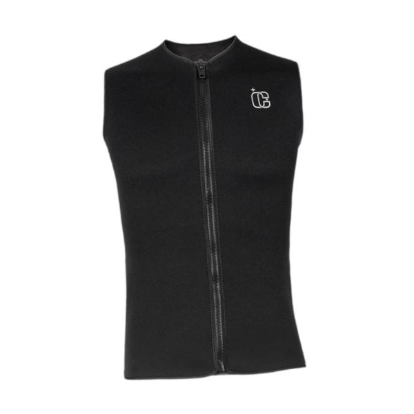 男性用ウェットスーツトップ ダイビングベスト 冷水水泳 スキューバダイビング M