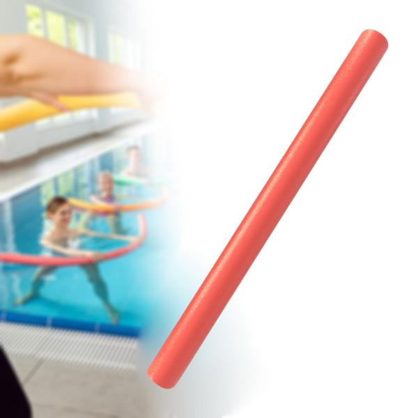 スイミングフォームスティック 軽量フローティングロッド テーマパーティー用 屋内屋外用 レッド 60kg以下