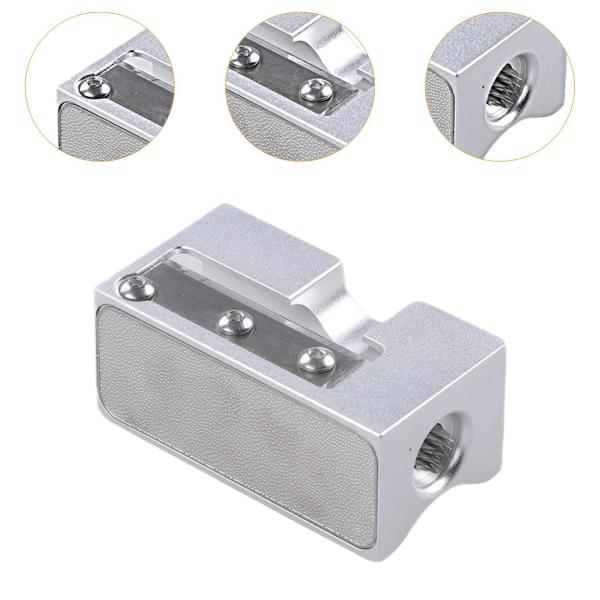 プールキューチップシェイパー メタル 8 in 1 ビリヤードプール用品 シェーピングキューチップ シルバー