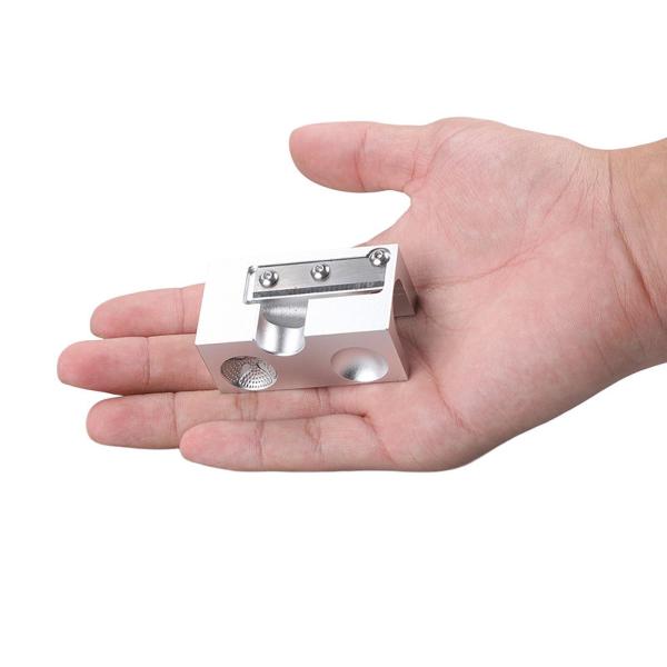 プールキューチップシェイパー メタル 8 in 1 ビリヤードプール用品 シェーピングキューチップ シルバー