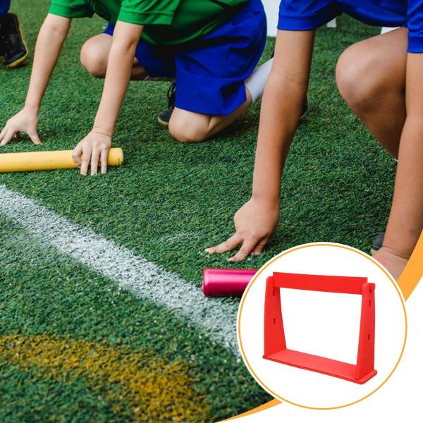 スピードアジリティハードルフィットネス調節可能サッカー障害物コースアスレチックレッド