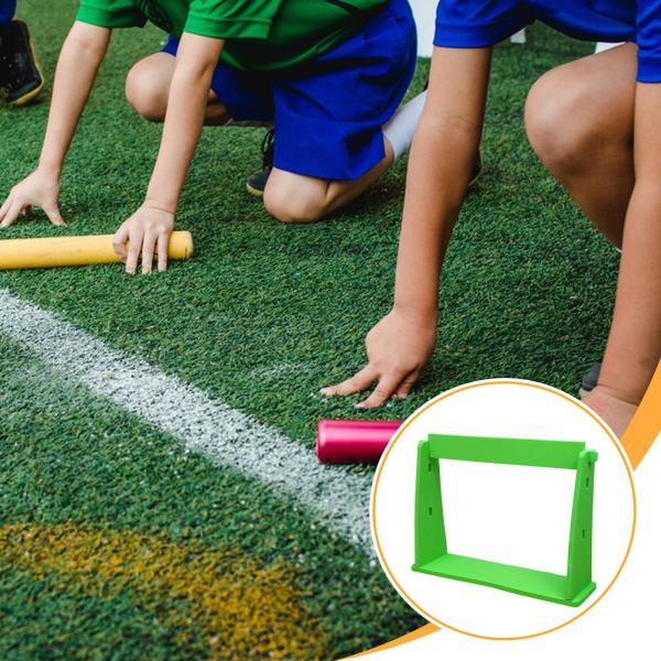 スピードアジリティハードルフィットネス サッカー障害物コース用 調節可能 アスレチックグリーン