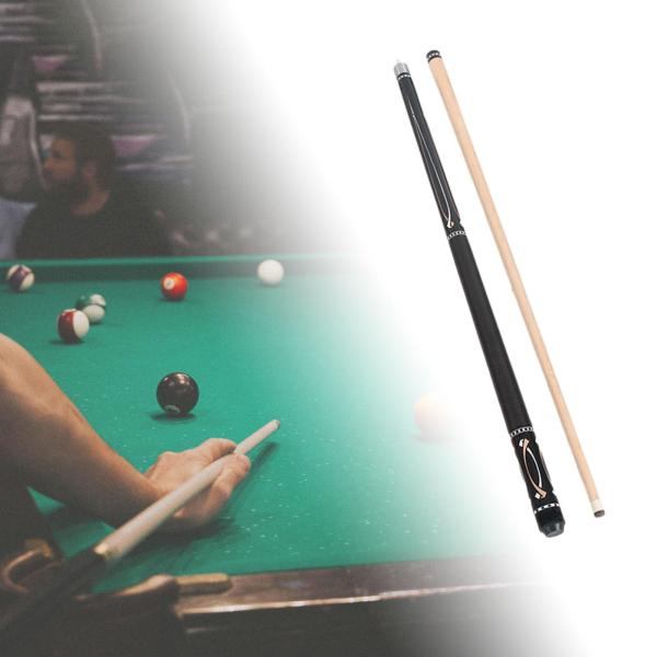 プールキュー フルサイズ 57インチ 128mm チップ トレンディな木製ビリヤードキュースティック レディース スタイル B