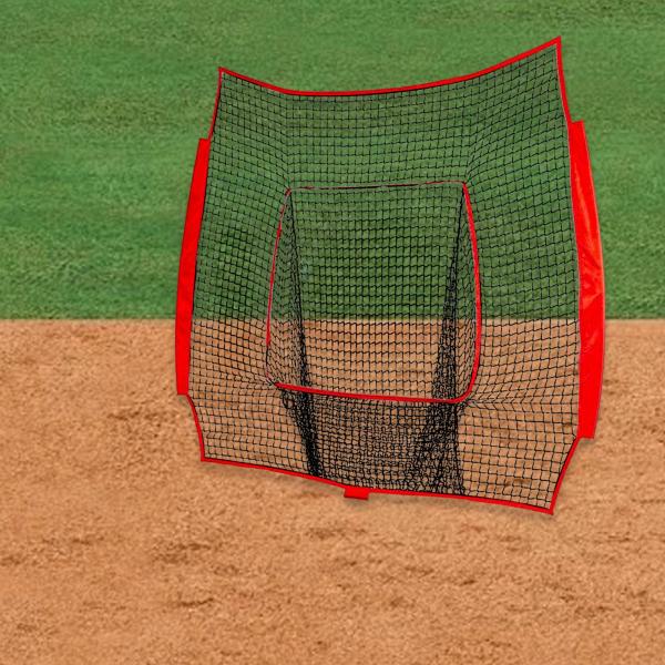 野球交換ネット練習7x7ft簡単なセットアップソフトボールピッチングバッティングスポーツのためのネットトレーニングエイド