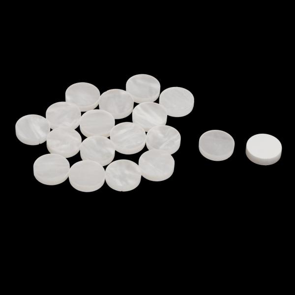 18個 ビリヤードテーブルマーカードット 入り ビリヤードポイントステッカーン、プロ仕様、アクリル製、スヌーカースポットロケーター、クラブ、ホーム、パ