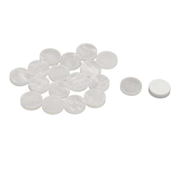 18個 ビリヤードテーブルマーカードット 入り ビリヤードポイントステッカーン、プロ仕様、アクリル製、スヌーカースポットロケーター、クラブ、ホーム、パ