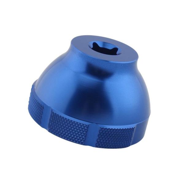 16ノッチボトムブラケット取り外しツール 頑丈な44mm BBT-69.2 BB5700 XT BB70用 ブルー