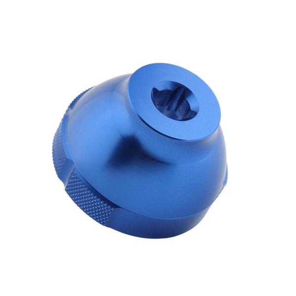 16ノッチボトムブラケット取り外しツール 頑丈な44mm BBT-69.2 BB5700 XT BB70用 ブルー