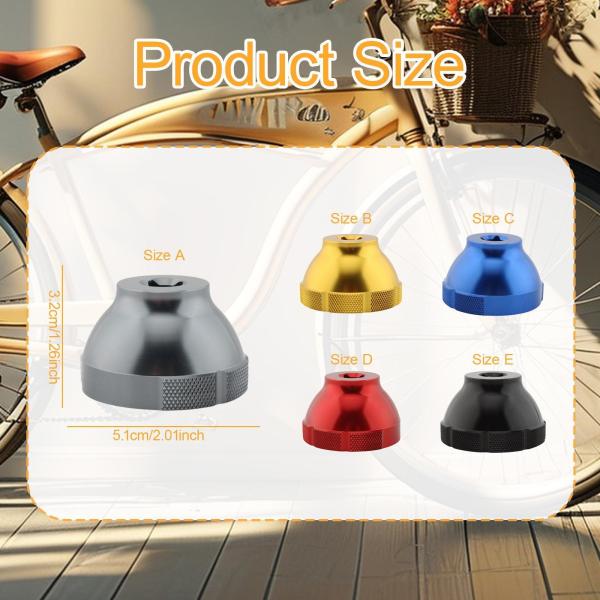 16ノッチボトムブラケット取り外しツール 頑丈な44mm BBT-69.2 BB5700 XT BB70用 レッド