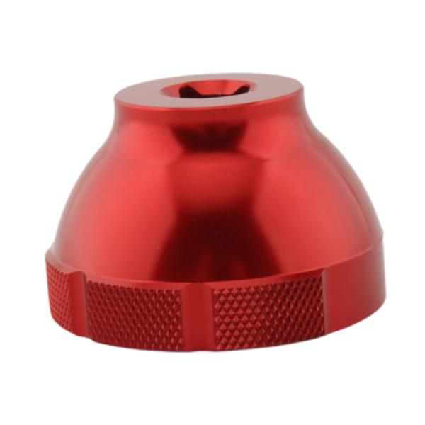 16ノッチボトムブラケット取り外しツール 頑丈な44mm BBT-69.2 BB5700 XT BB70用 レッド