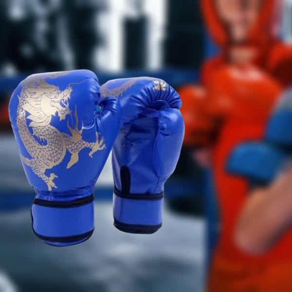 子供用ボクシンググローブ ホームジムフィットネス 3歳から12歳までのティーン向け ギフト ブルー