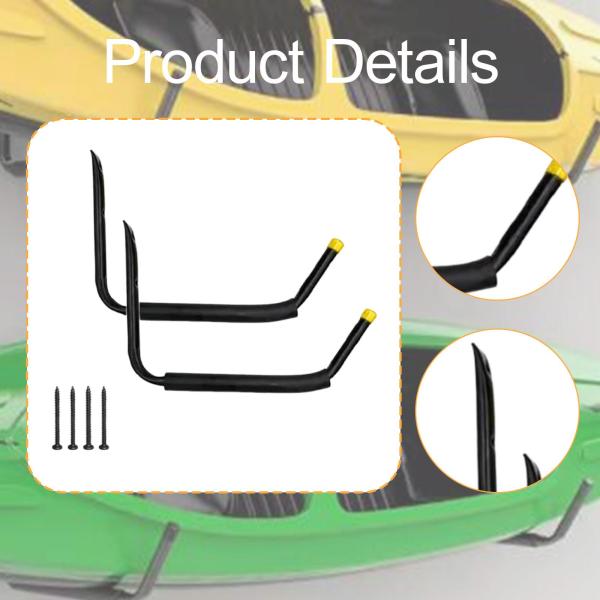 カヤック収納ラック ユーティリティオーガナイザー カヤックハンガー カヌー パドルボード用 ホーム イエロー