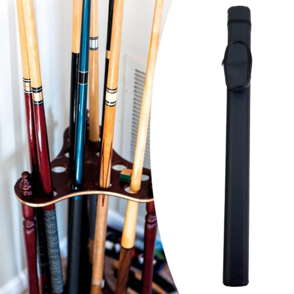 ビリヤードキュースティックキャリングケースプールビリヤードアクセサリー保護ポーチハーフケース