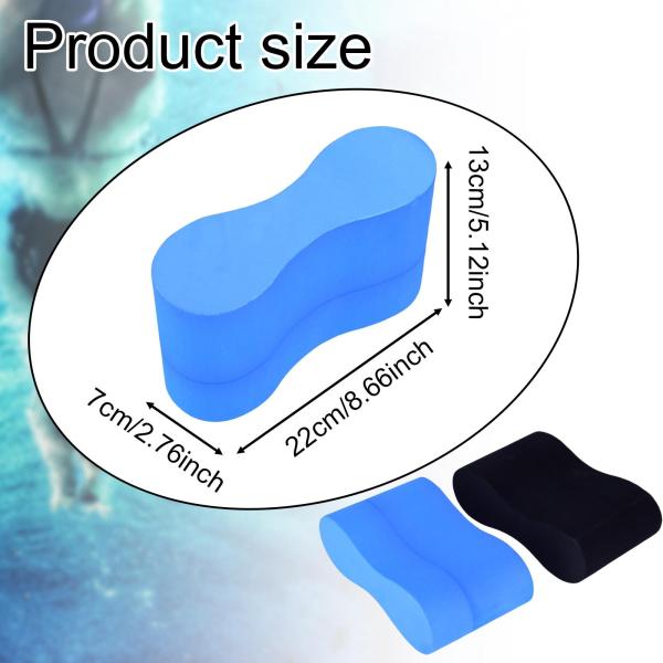 プルブイ ソフト浮力 レッグフロート 初心者 男性 女性 上半身強化 ブルー