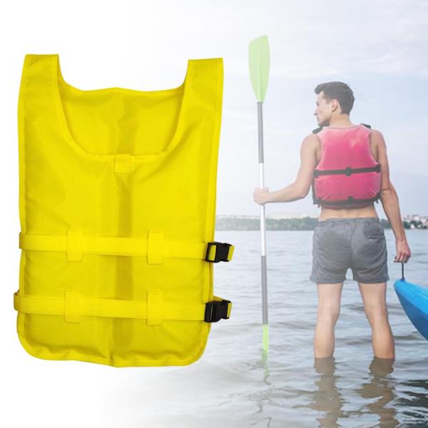 ライフベスト ポータブル 調節可能なストラップ スイムジャケット 大人用 カヤック イエロー