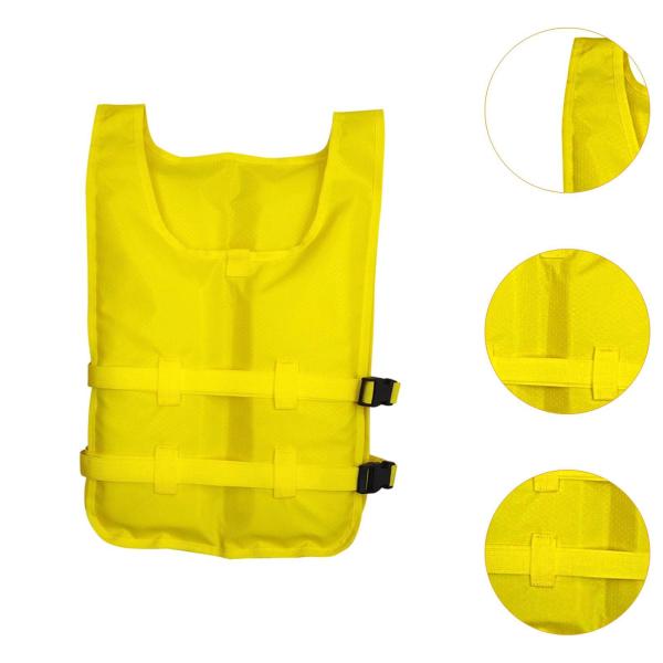 ライフベスト ポータブル 調節可能なストラップ スイムジャケット 大人用 カヤック イエロー
