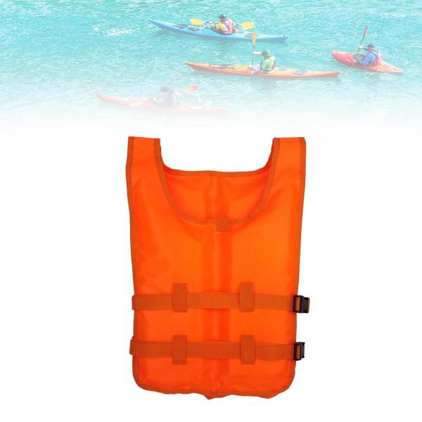 ライフベスト ポータブル 調節可能なストラップ スイムジャケット 大人用 カヤック オレンジ