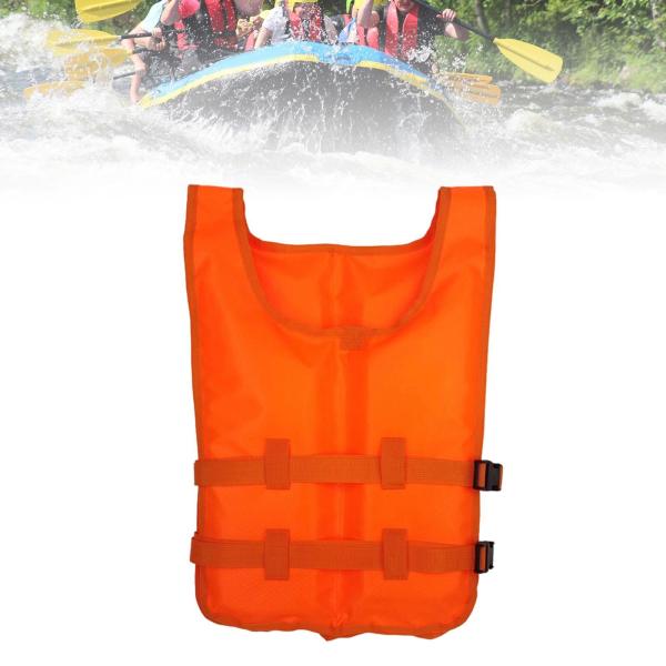 ライフベスト ポータブル 調節可能なストラップ スイムジャケット 大人用 カヤック オレンジ