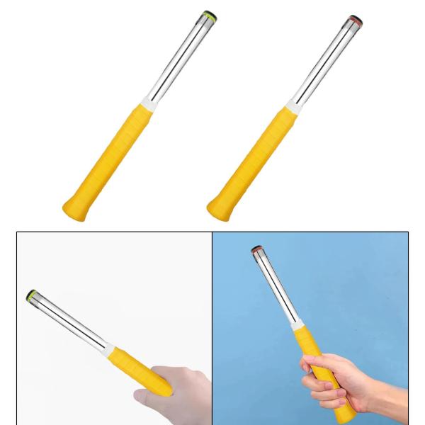 バドミントンラケット スイングトレーナー  ジム フィットネス トレーニング機器 イエロートップキャップ