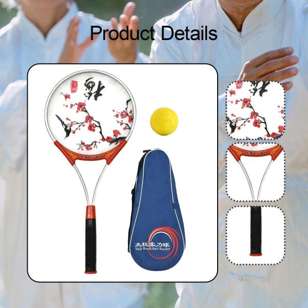 太極拳ラケット 太極フォースラケット 柔力エクササイズ 用具 ボール付き ソフトボール 個人パフォーマンス用