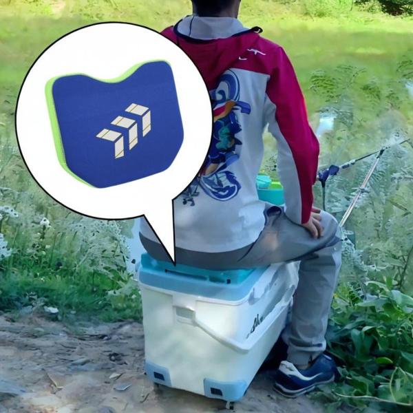 カヤックシートクッション 快適なボートクッション スポーツ アウトドア フィッシングボート用 ブルー