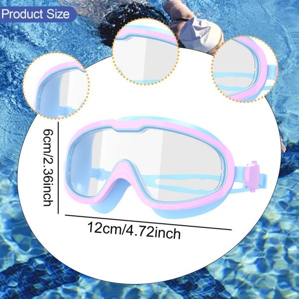 スイミングゴーグル スイミンググラス 女性 男性 若者 大人 子供用 ブルー パープル