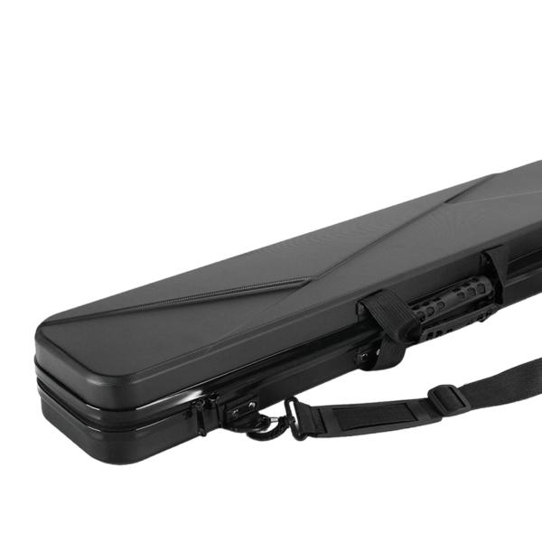 ビリヤードスティックキャリングケース 1/2分割クラブバッグ 旅行用 ビリヤードゲームハンドル ブラック