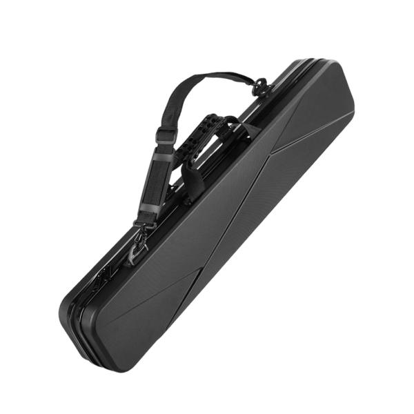 ビリヤードスティックキャリングケース 1/2分割クラブバッグ 旅行用 ビリヤードゲームハンドル ブラック